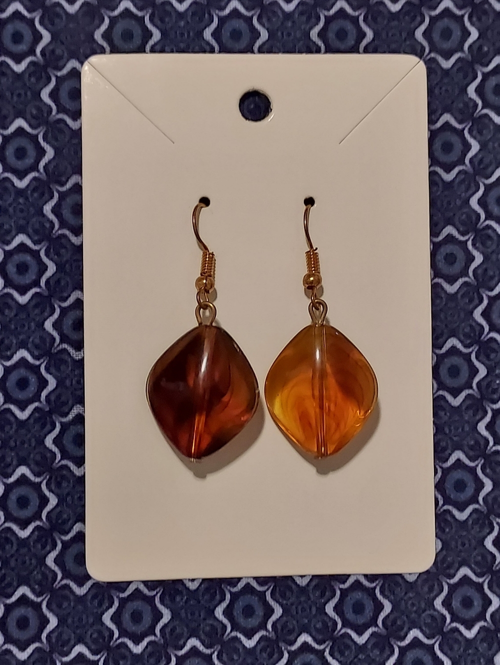 Amber Dangle Earrings